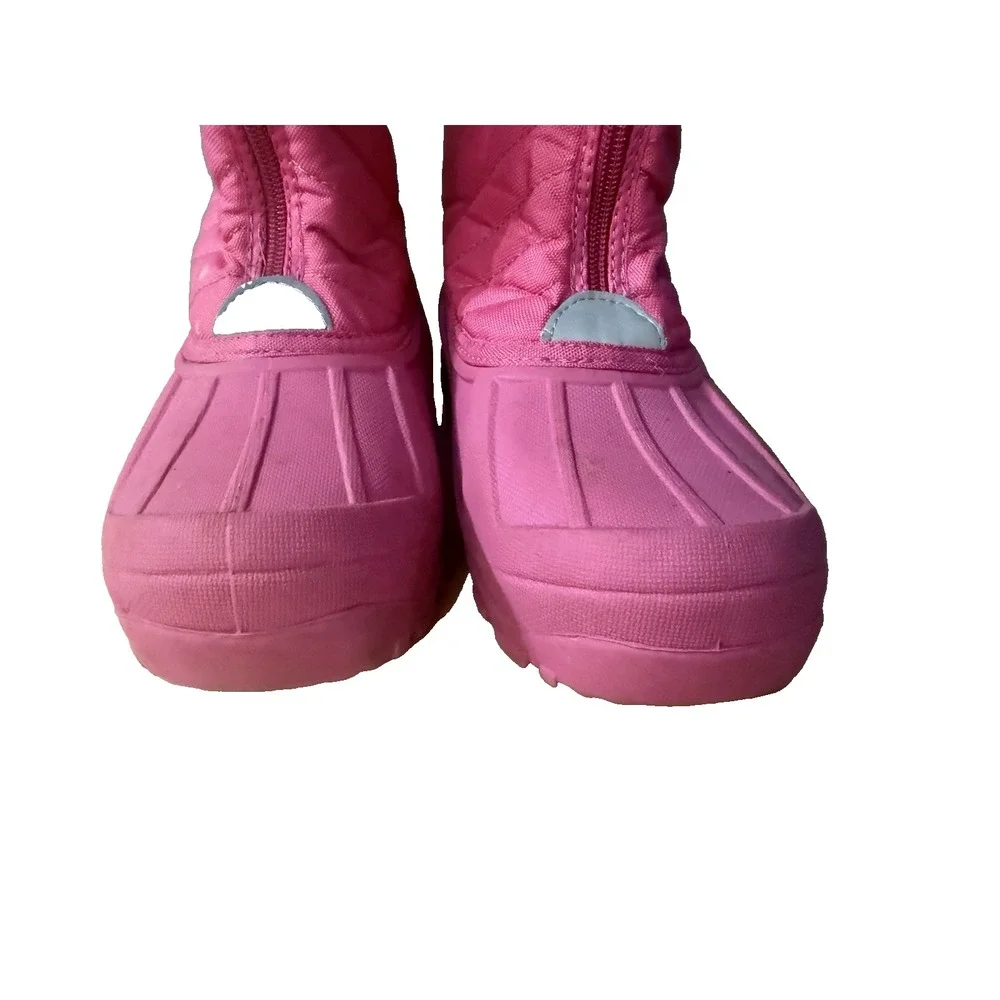 C9 Champion Toddler Girl's Thermolite -SZ 3 Pink Faux Fur‎ Trim Winter Boots